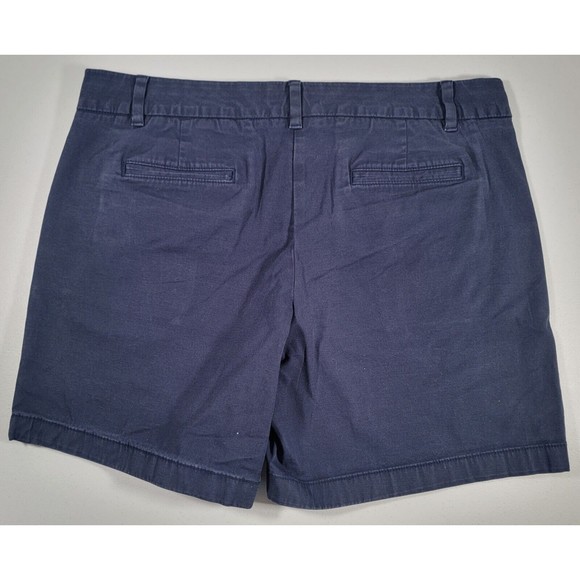 Tommy Hilfiger Women's Bermuda Shorts Size 12 Blue Stretch Cotton Blend - Picture 5 of 10